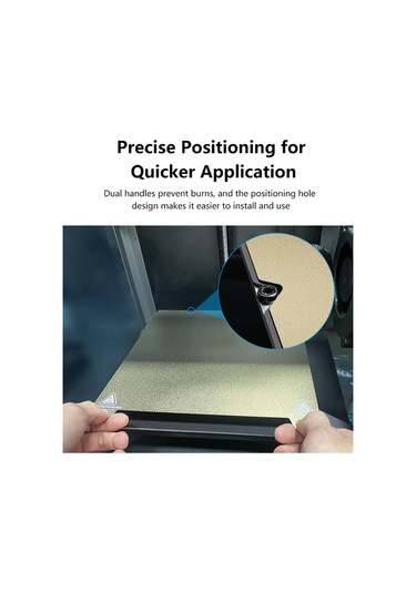 Xindoker 235x235mm 3d Yazıcı Platformu, Peı Ve Pet Çift Taraflı Manyetik Çelik Film, Ender-3 S1/s1 Pro, End-5 S1, K1 Uyumlu Diğer