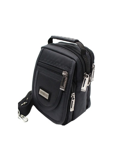 Mergenshoes Svn Sv68 Siyah Polyester Kumaş Erkek El Omuz Çantası Siyah