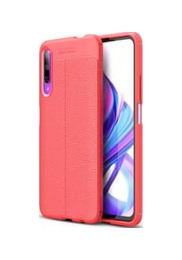Huawei P Smart Pro 2019 Kılıf Zore Niss Deri Desenli Silikon