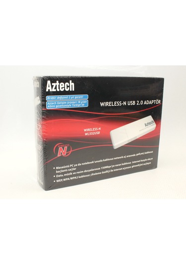 Aztech WL552USB Wireless-n 150 Mbps Windows Usb Adaptör