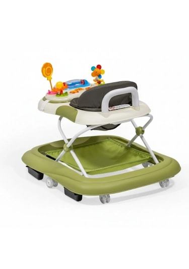 Duux Kidido 3 Kademeli Yükseklik Ayarlı Sallanan Bebek Yürüteci Yeşil