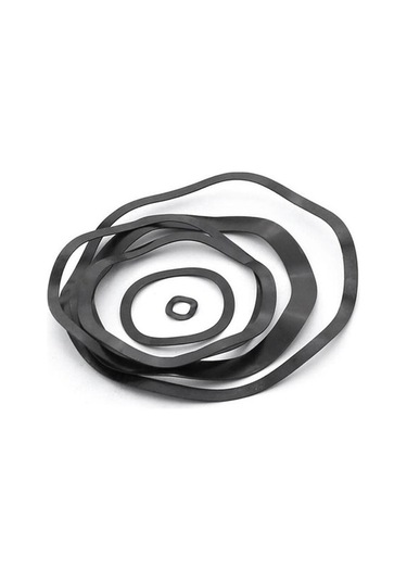 Trendooze Homyl Dalgalı Pul Elastik 21 27 0.3mm Koyu Renk