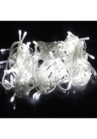 Çok Renkli 10 M Dize 100 Led Noel Ağacı Peri Parti Işıkları Lamba Noel Dekor Su Geçirmez Çok Renkli