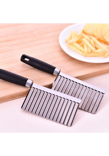 Bıçaklar Patates Dalgalı Kenarlı Bıçak Salatalık Sebze Kesici Dilimleyici Diğer