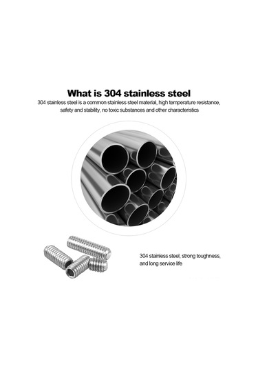 Youtek 50 Adet M2.5x3 304 Paslanmaz Çelik Din916 Yuvarlak Uçlu İç İçbükey Somun - Kaymazsız, Dayanıklı, Sabitleme Aracı