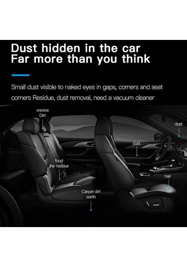 Qianf Araba Kablosuz Elektrikli Süpürge 120 W Yüksek Güçlü