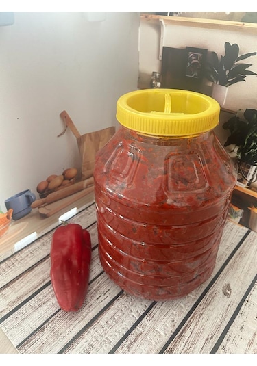 Asi Yöresel Antakya Tatlı Biber Salçası 3 KG