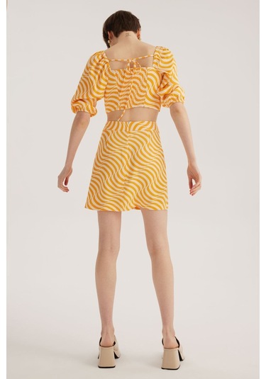 Stella Pulvis Turuncu Mini Etek Turuncu