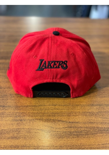 La Lakers Unisex Kırmızı Hip Hop Snapback Rapper Basket Cap Şapka