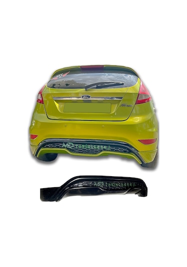Ford Fiesta 2009-2017 Uyumlu Parlak Siyah Plastik St Difüzör