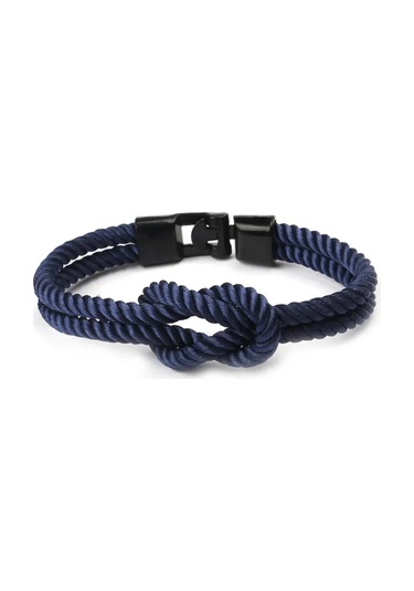 Ocean Pole İp Bileklik No:1 Lacivert