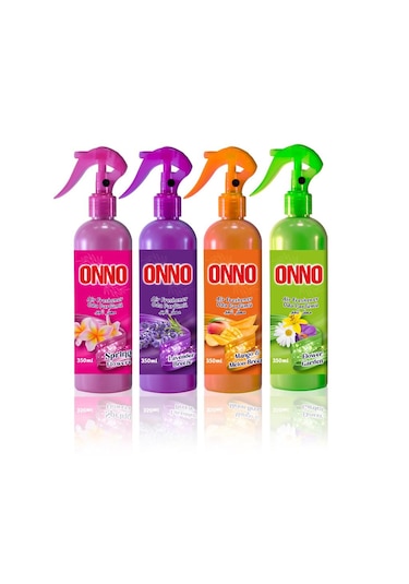 Onno Flower Garden + Lavender + Mango + Spring Oda Kokusu Spreyi 4 x 350 ML