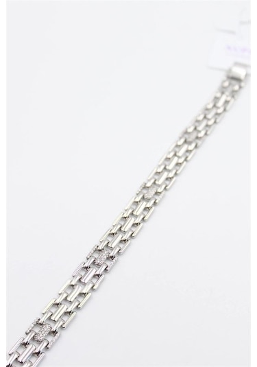 Taşlı Xuping Bileklik - Gümüş Çok Renkli 16274750