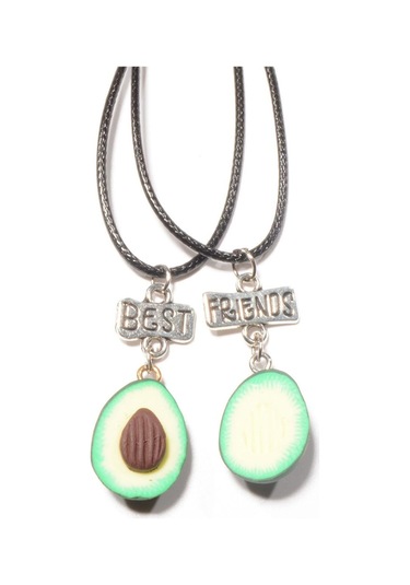 Tedz Collection Ananas Arkadaşlık Kolyesi Siyah