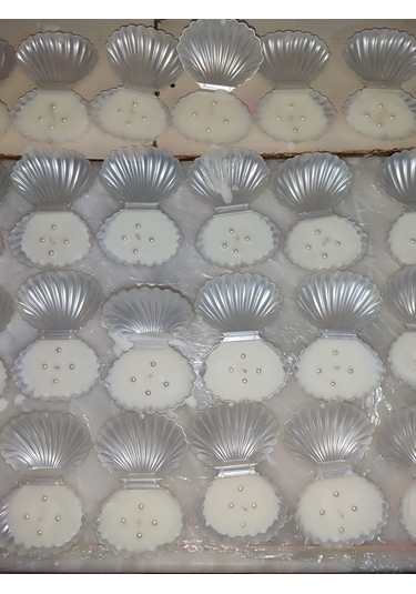 20 Adet Özel Günler İçin İstiridye Kutu Mum