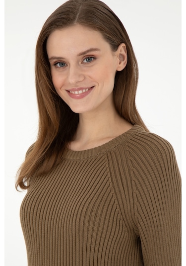 U.s. Polo Assn. Kadın Haki Kazak /triko 50297095-vr027 Haki