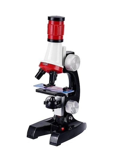Microscope mikroskop öğrenci seti 21cmx7,5cmx12cm  LED 100X, 40
