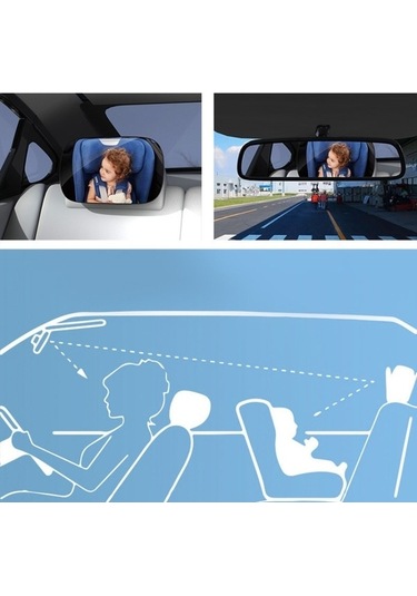 Wondernest 3r-097 Oto Güneşlikli Makyaj Aynası - Araç İçi Aynası, Pratik Ve Şık