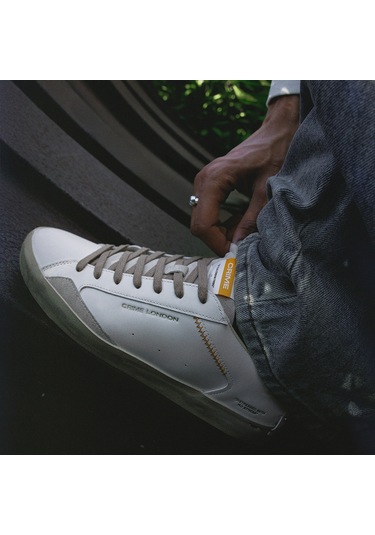 White Sneaker Erkek 190002pp8.10 Crime London Dıstressed Lo Beyaz