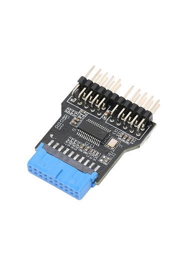 Fosenze Usb 3.0 19pin Ana Kart Adaptörü, Çift 9pin Usb 2.0 Ön Panel Çevirici, 480mbps, Sıcaklık Aralığı -20 C/75 C, Çoklu İşletim Sistemi Desteği