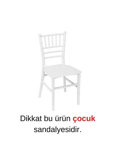 Sağlam Plastik Mandella Trend Çocuk Sandalyesi Beyaz Çok Renkli