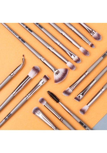 Vkemall 15'li Profesyonel Göz Makyası Fırça Seti - Yumuşak Kıllar, Mükemmel Renk Geçişleri