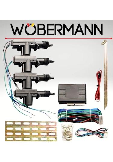Wöbermann Merkezi Kilit Sistemi 4 Kapı, Sessiz Motor, Evrensel Uyum