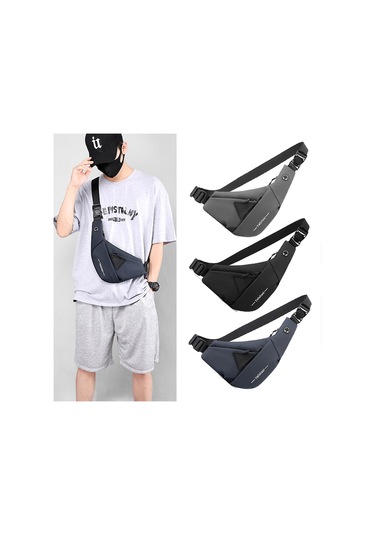 Erkek Omuz Çantası, Büyük Kapasiteli, Su Geçirmez Omuz Çantası, Göğüs Çantası/sırt Çantası/omuz Çantası/seyahat Çantaları, Dış Mekan Kullanımı İçin Hırsızlığa Karşı Dayanıklı Omuz Çantası