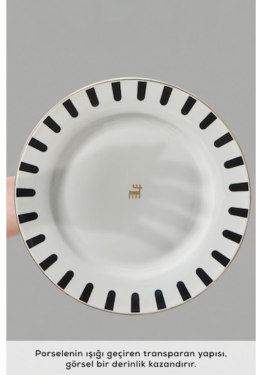 Karaca  Elegance Bone 50.Yıl İmza Koleksiyonu Kore 24 Parça 6 Kişilik Yemek Takımı