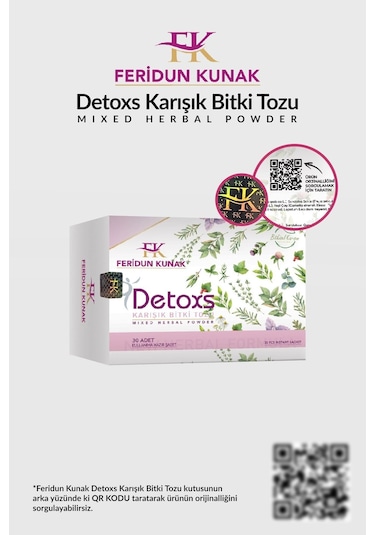 Feridun Kunak Karışık Bitki Detoxs Çayı 30 Adet