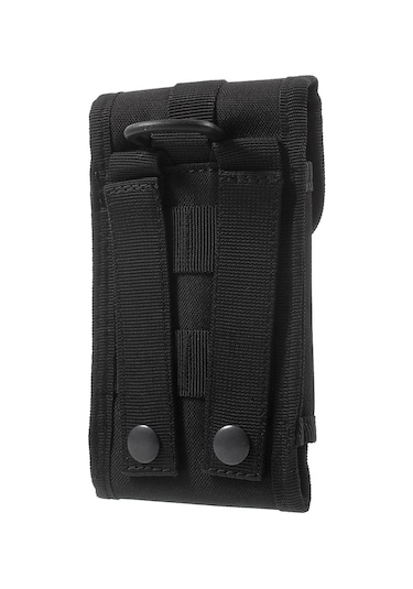 Outdoor Kancalı Askeri Kamuflaj Desenli Spor Çanta  Siyah