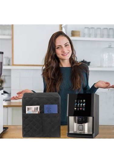 Metabagua Kahve Makinesi Kapağı Akıllı Kahve Makinesi Kapağı Küçük Cihaz Saklama Espresso Makinesi Kapağı K0amdt Renkli