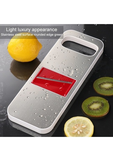 Pazly Cbtx C321 Ev Mutfak Paslanmaz Çelik Sebze Kesici Patates Rende Gümüş, Sebze Kesici Gümüş