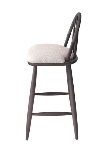 Rustica İskandinav Bar Sandalyesi Ceviz