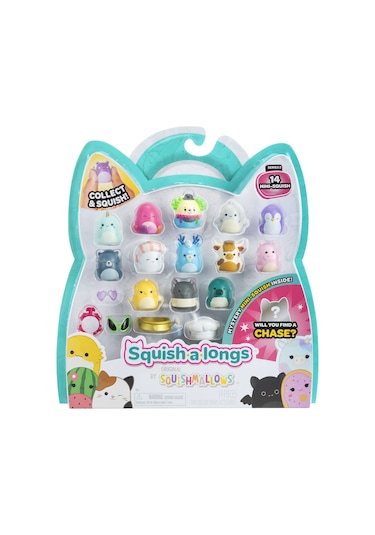 Squish-a-longs 14 Figür + Yüzük Set Seri 2 Al0030