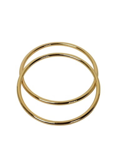 Metal Halka Çanta Halkası 6 Cm 25 Adet Gold Standart
