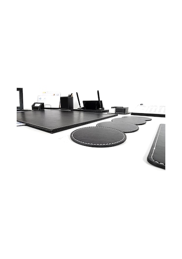 Prozenis Cerrahpaşa Isimlikli Siyah Deri Sümen Takımı 13 Parça