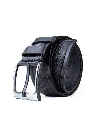 Özel Oval Kutulu Hakiki Manda Derisi Erkek Siyah Kot Kemeri Hediyelik ve Çeyizlik Kemer Siyah