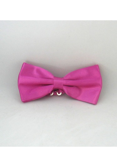 Mürdüm Düz Renk Saten Papyon - SP-24 Mürdüm