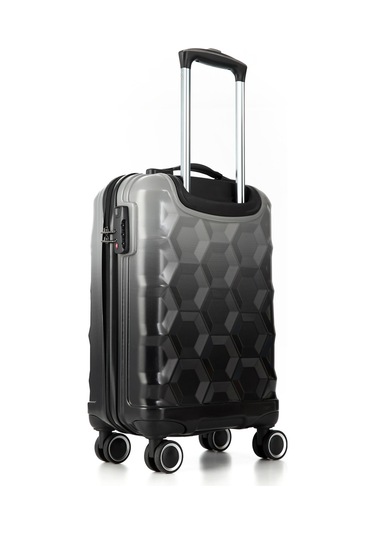 Siyah-gri Ççs London 5226 Polikarbon 3 Lü Valiz Seti Gri - Siyah