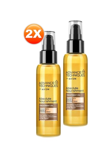 Avon Advance Techniques Argan ve Hindistan Cevizi Yağı Saç Bakım Yağı 2 x 100 ML