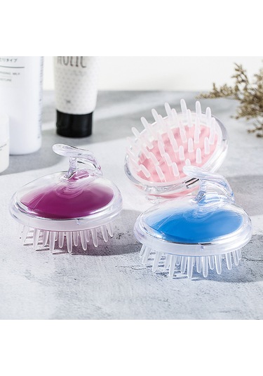 Vkemall Erkekler İçin Rahatlatıcı Kafa Masaj Fırçası - Saç Derisi Kan Dolaşımını Artırır