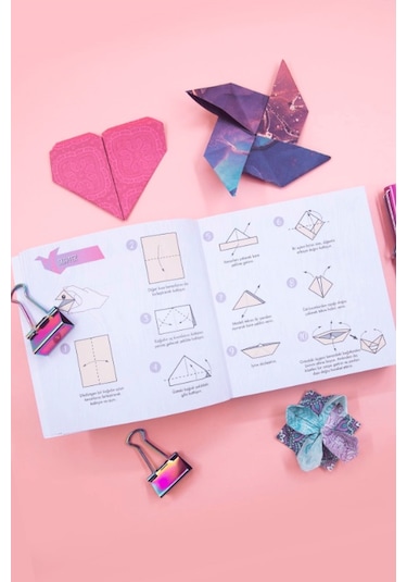 Origami 246 Kağıt Katlama Sanatı Ebru/Geometrik