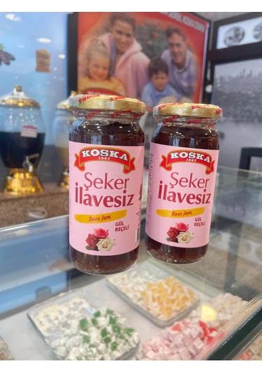 Koska Şeker İlavesiz Gül Reçeli 270 Gr Koli 12 Adet