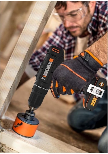 Worx WX370.9 20 V Aküsüz Profesyonel Şarjlı Darbeli Matkap