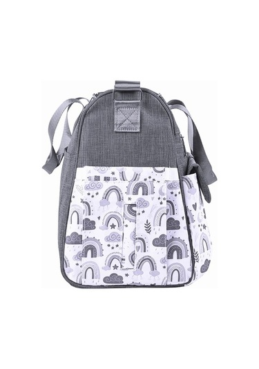 Flybuy Tek Omuz Moda Jialan Gri Büyük Kapasiteli Anne Çantası Vq Gri