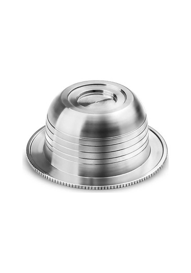 Bloomnest Paslanmaz Çelik Kahve Kapsülleri - Kaşık Fırçalı Doldurulabilir, Makineler İçin Yedek