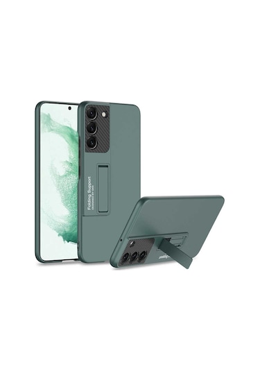 Samsung Galaxy S22 Plus Uyumlu Kılıf Zore Standlı Ays Kapak