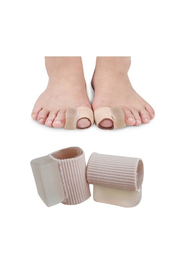 4 Çift Fiber Viskon Parmak Ayırıcı Halluks Valgus Düzeltici