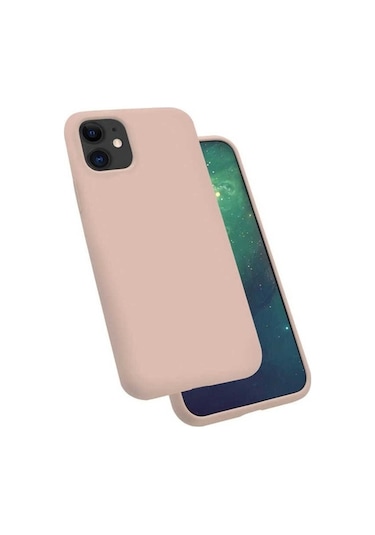 Apple Uyumlu iPhone 11 Kılıf Zore Silk Silikon Pembe